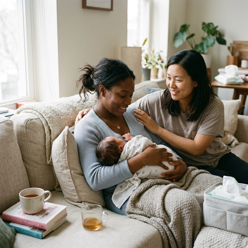 Postpartum Support 101: 5 Ways to Stop Drowning and Start Enjoying Your New Normal