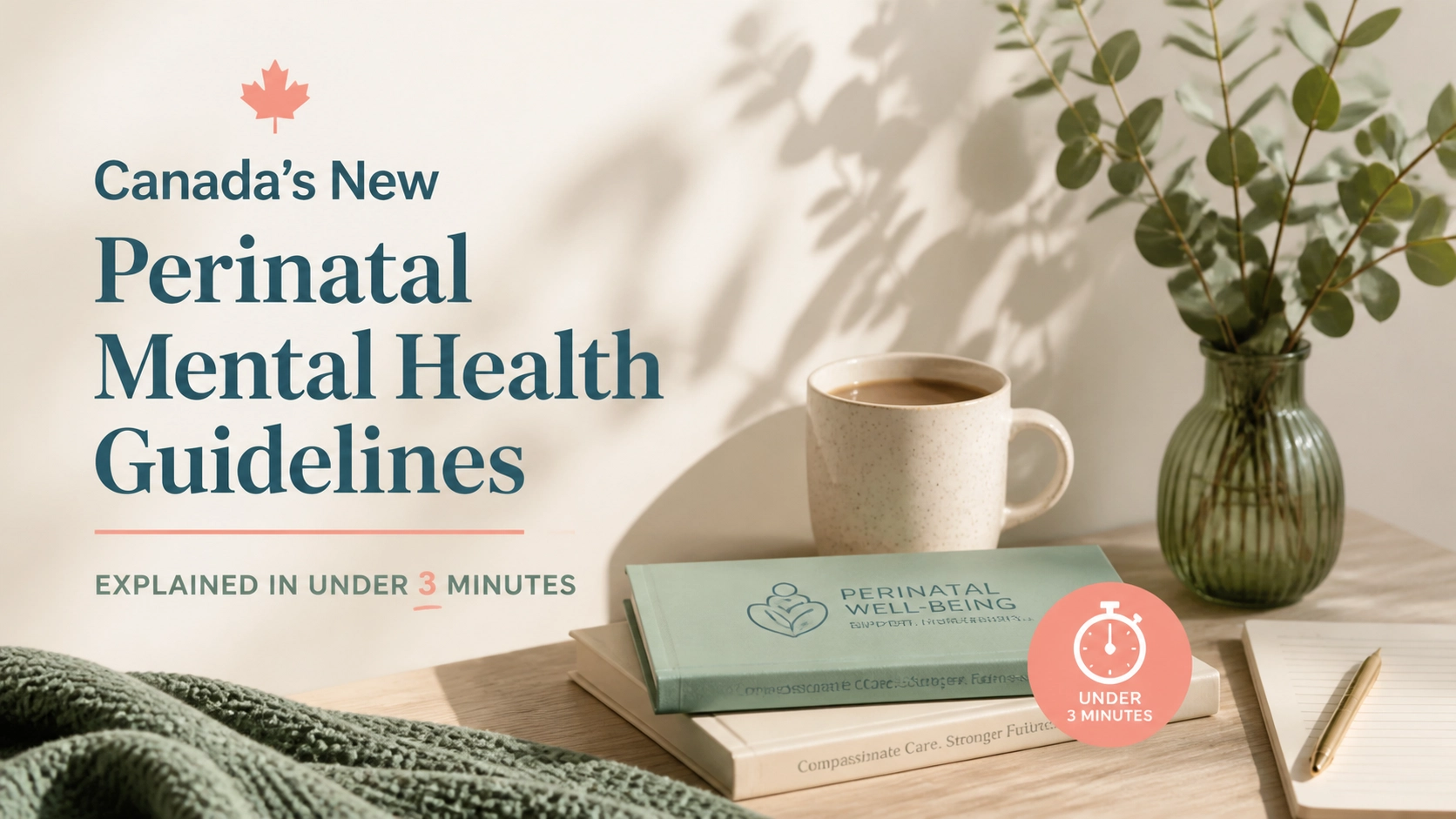 Canada’s New Perinatal Mental Health Guidelines Explained in Under 3 Minutes
